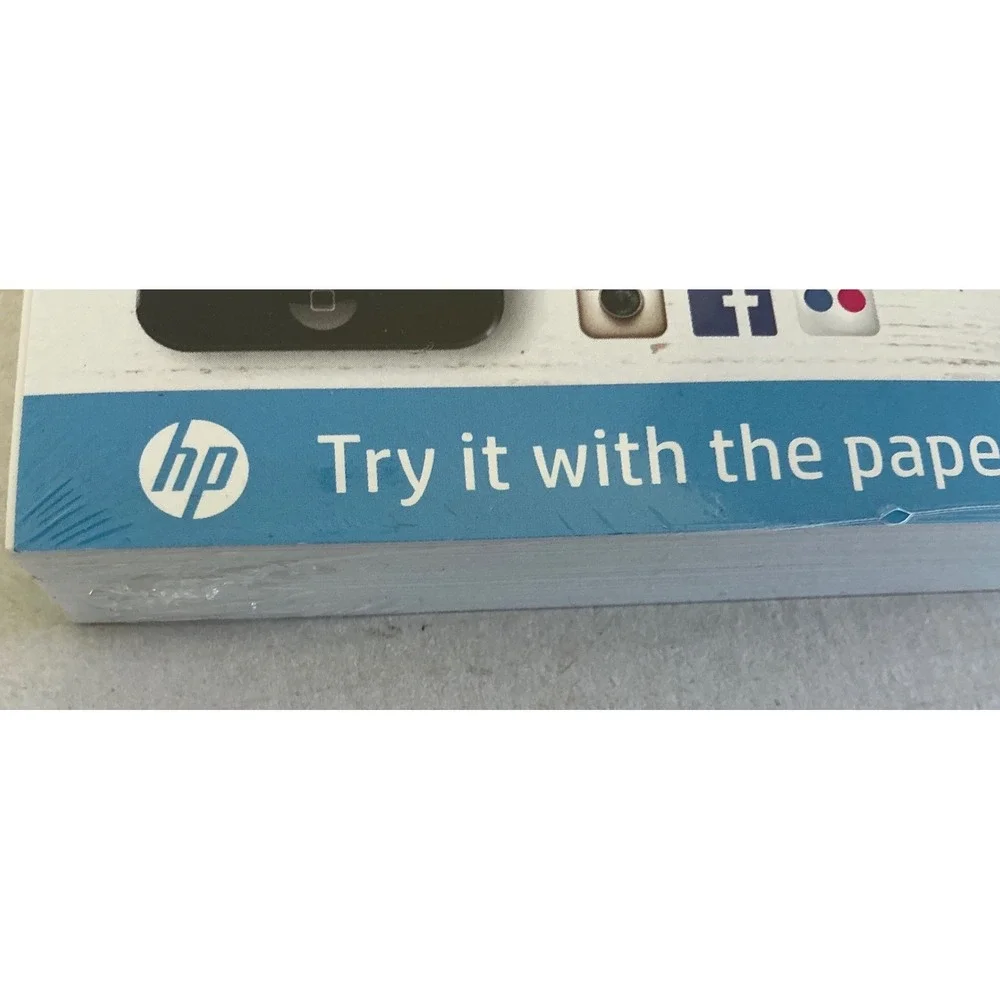 HP Social Media Snapshots Photo Paper 4x6 Advanced Glossy Sticky Back 25 Sheets